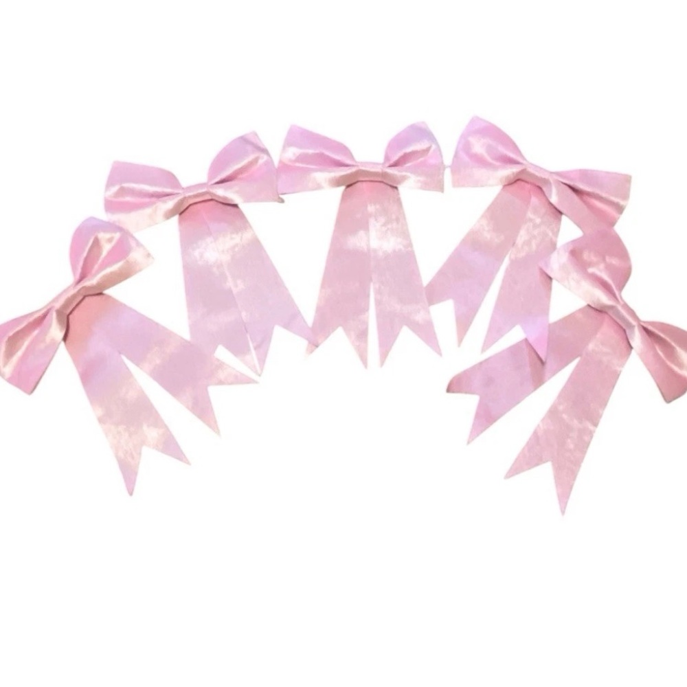 Hobby Lobby CHRISTMAS Pink Bow Garland 6ft NEW Holiday Decor Banner Viral TikTok